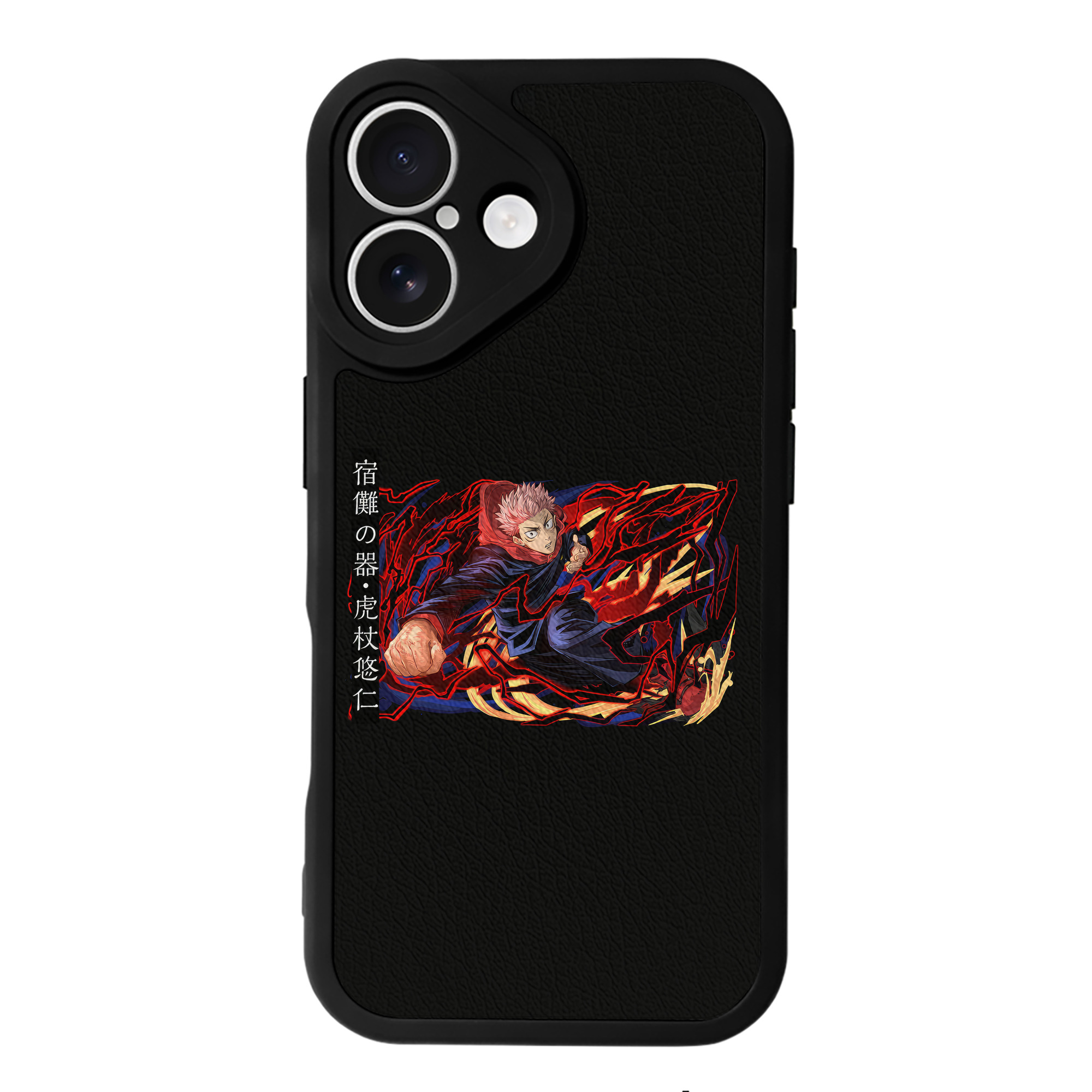 （画像用） 呪術廻戦 Jujutsu Kaisen 【iPhone 16シリーズ対応】シリコンスマホケース（レザー調） 材質：シリコン